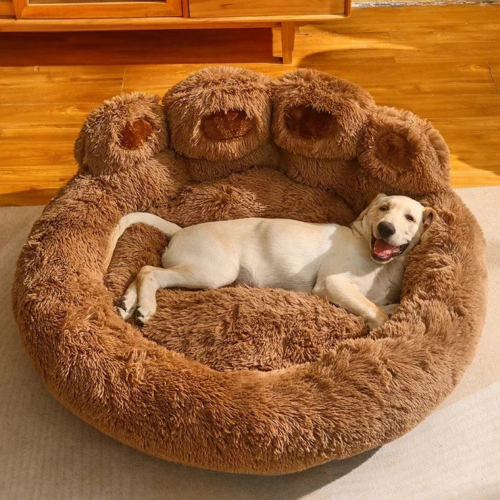 PawPlush™ - Luxe Pootvormige Slaapmand
