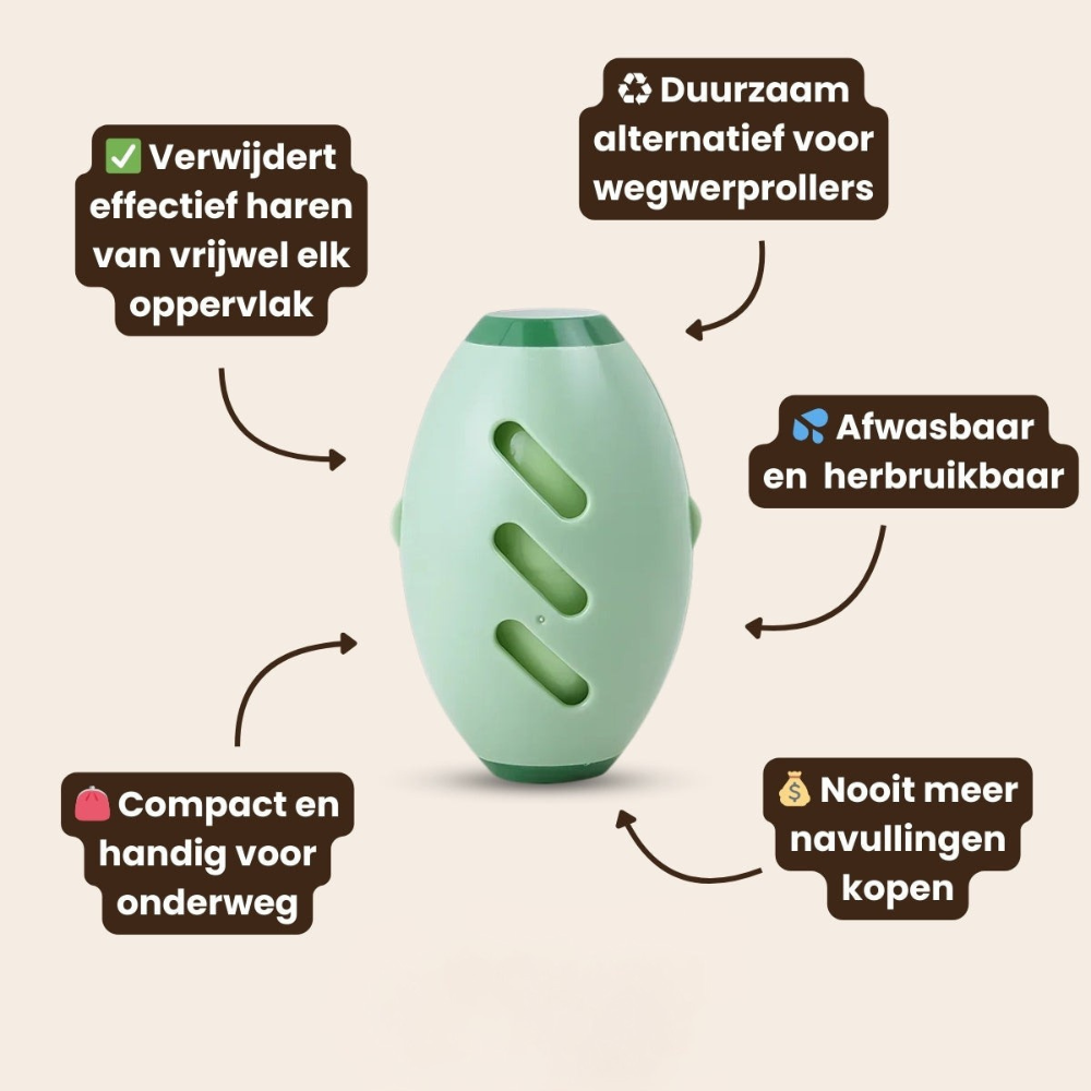 FurLift™ - Herbruikbare Pluizenroller