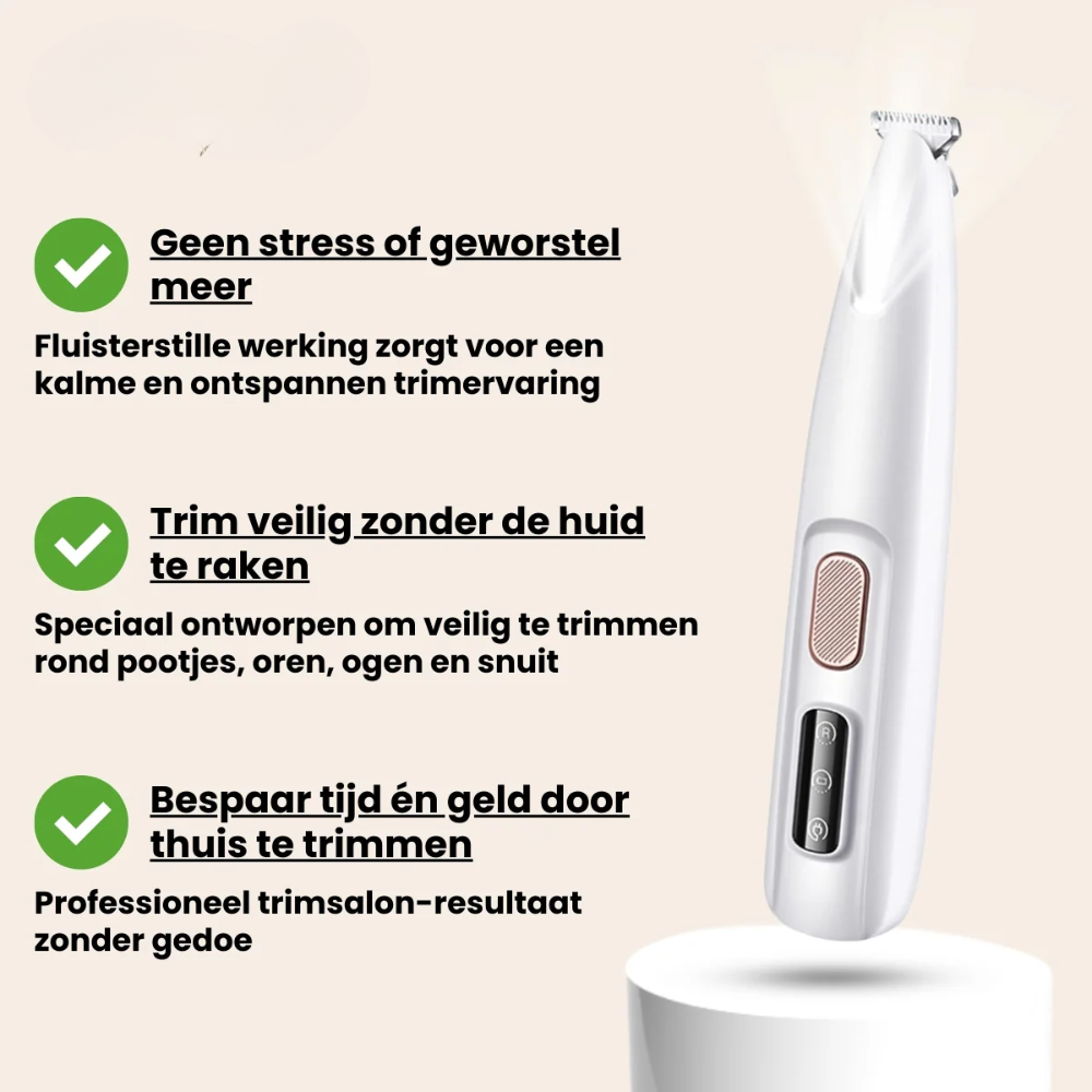 TrimBuddy™ - Dierenhaartrimmer met led-licht
