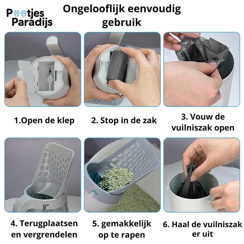 CleanScoop™ - Innovatief Kattenbak Schepje