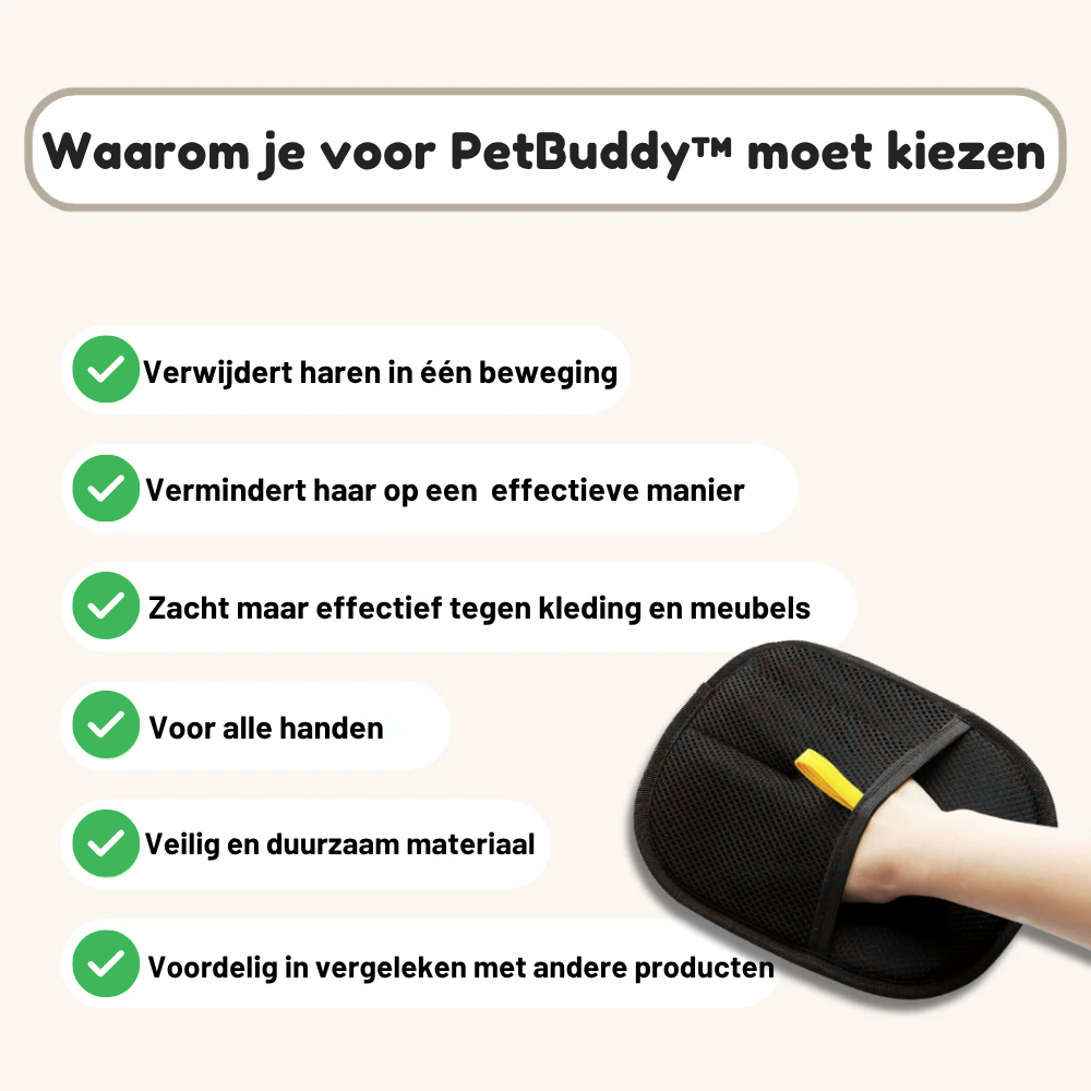 PetBuddy™ | Haarverwijdering handschoen