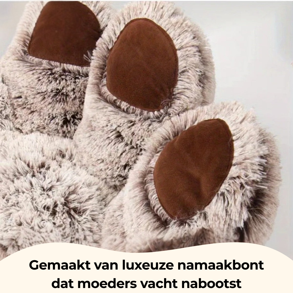 PawPlush™ - Luxe Pootvormige Slaapmand
