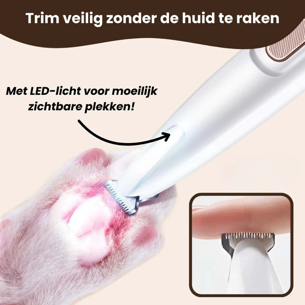 TrimBuddy™ - Dierenhaartrimmer met led-licht