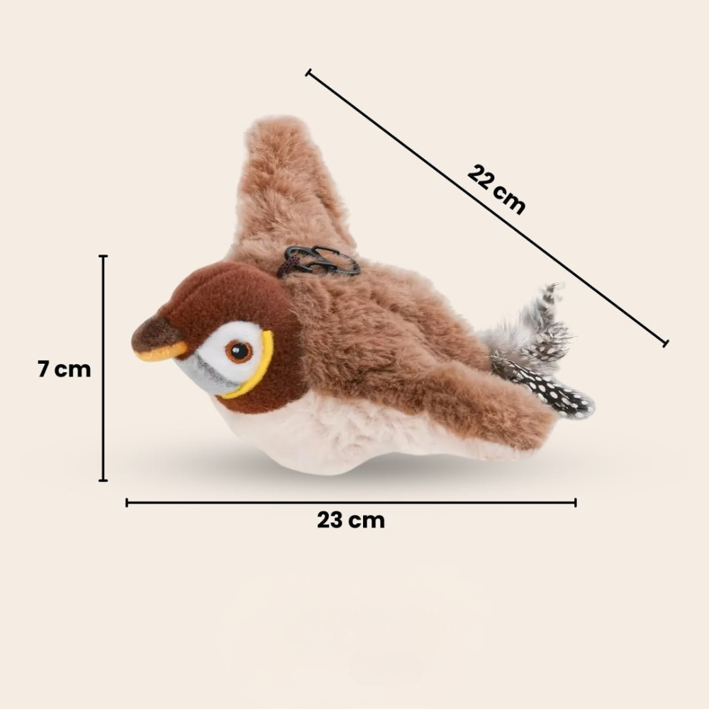 SpeelMus™ Realistische Simulatie Vogel voor Katten