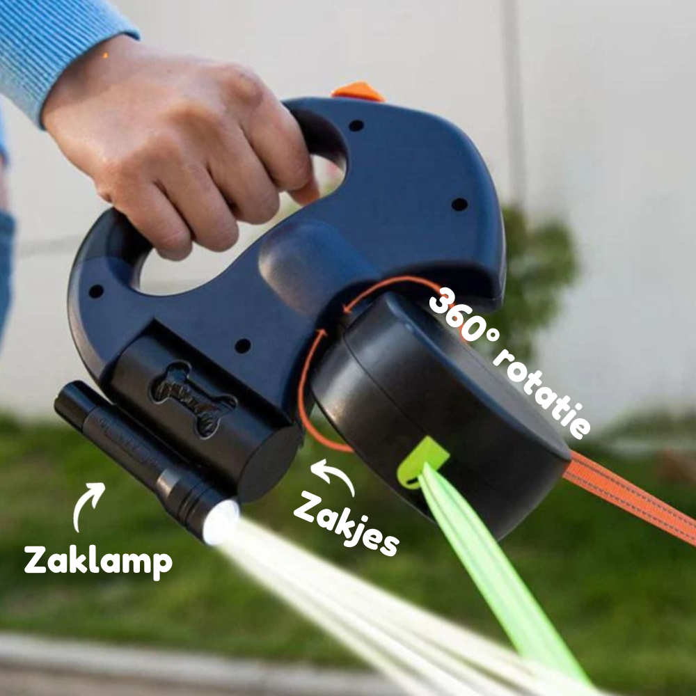 LeashBuddy™ - 2-in-1 Intrekbare Lijn