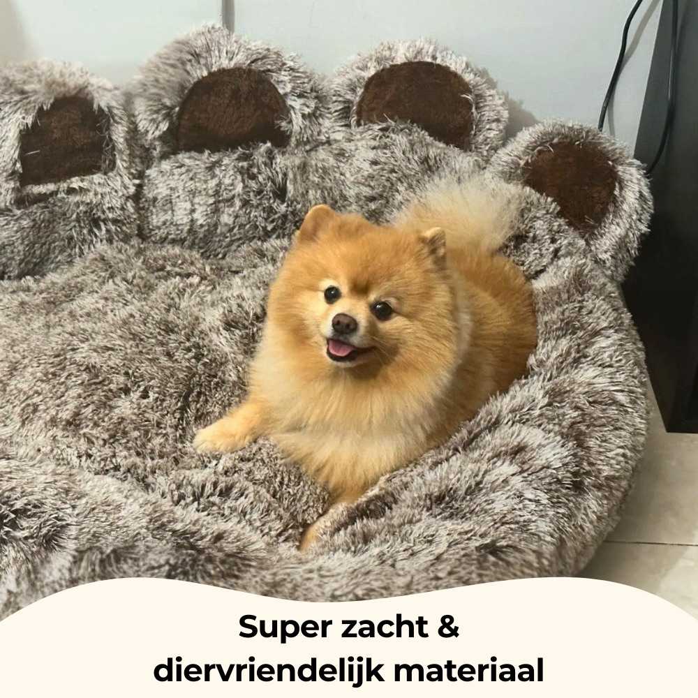 PawPlush™ - Luxe Pootvormige Slaapmand