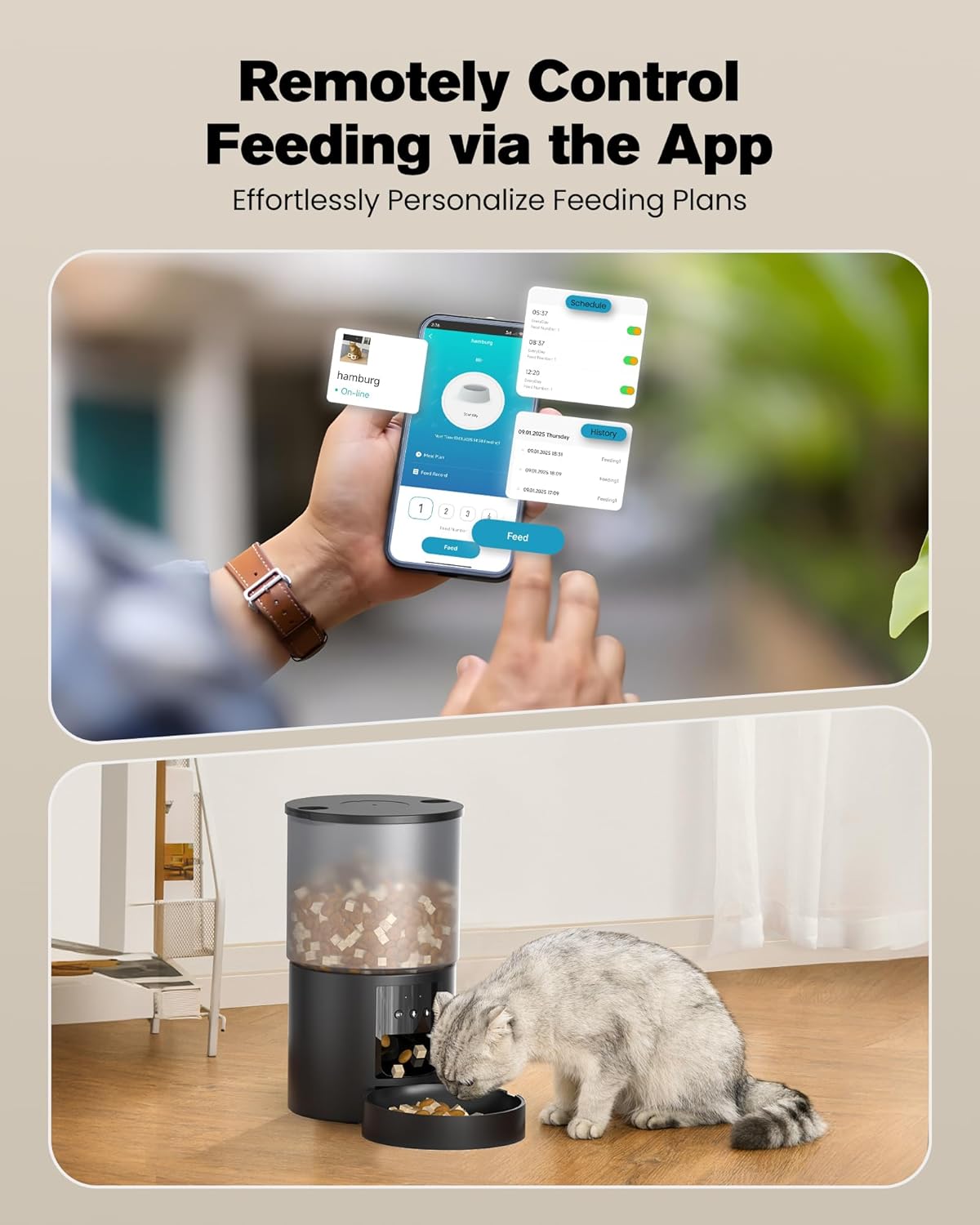 Feedify - Slimme Automatische Kattenvoeder
