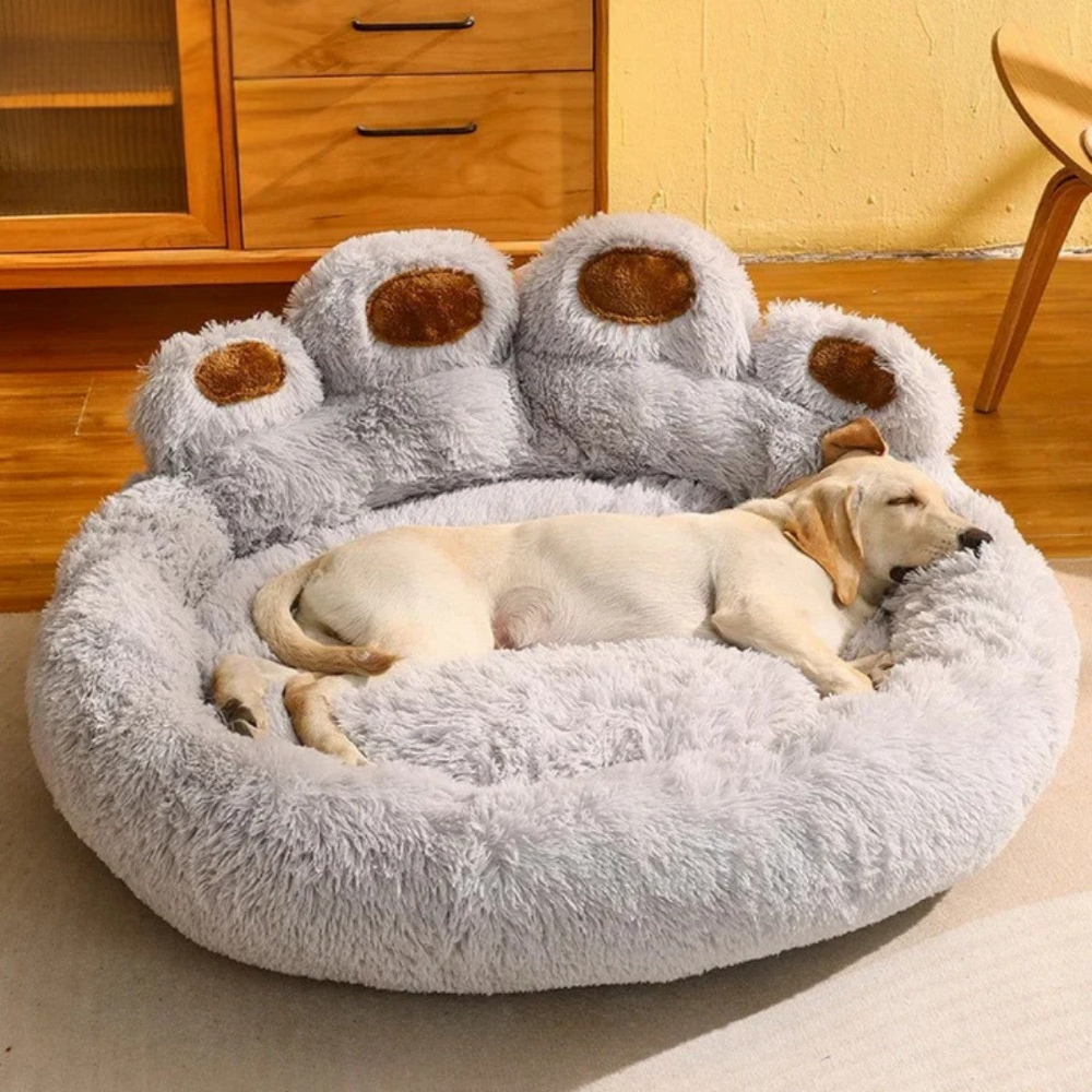 PawPlush™ - Luxe Pootvormige Slaapmand