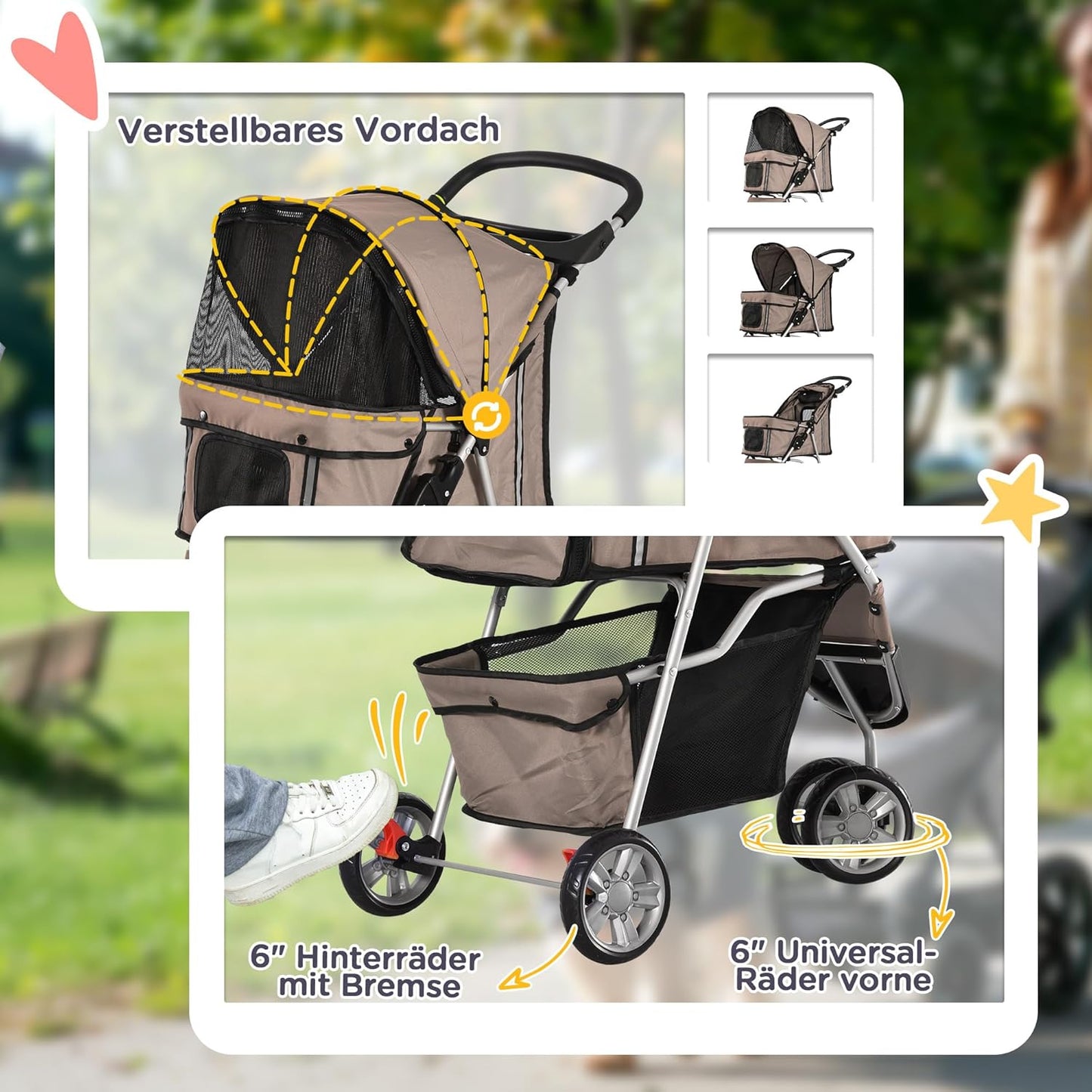 PawCruiser - Luxe Huisdier Buggy