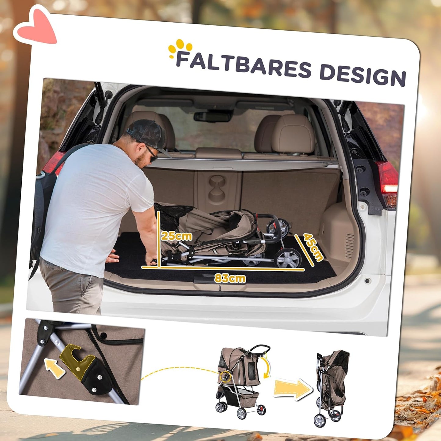 PawCruiser - Luxe Huisdier Buggy