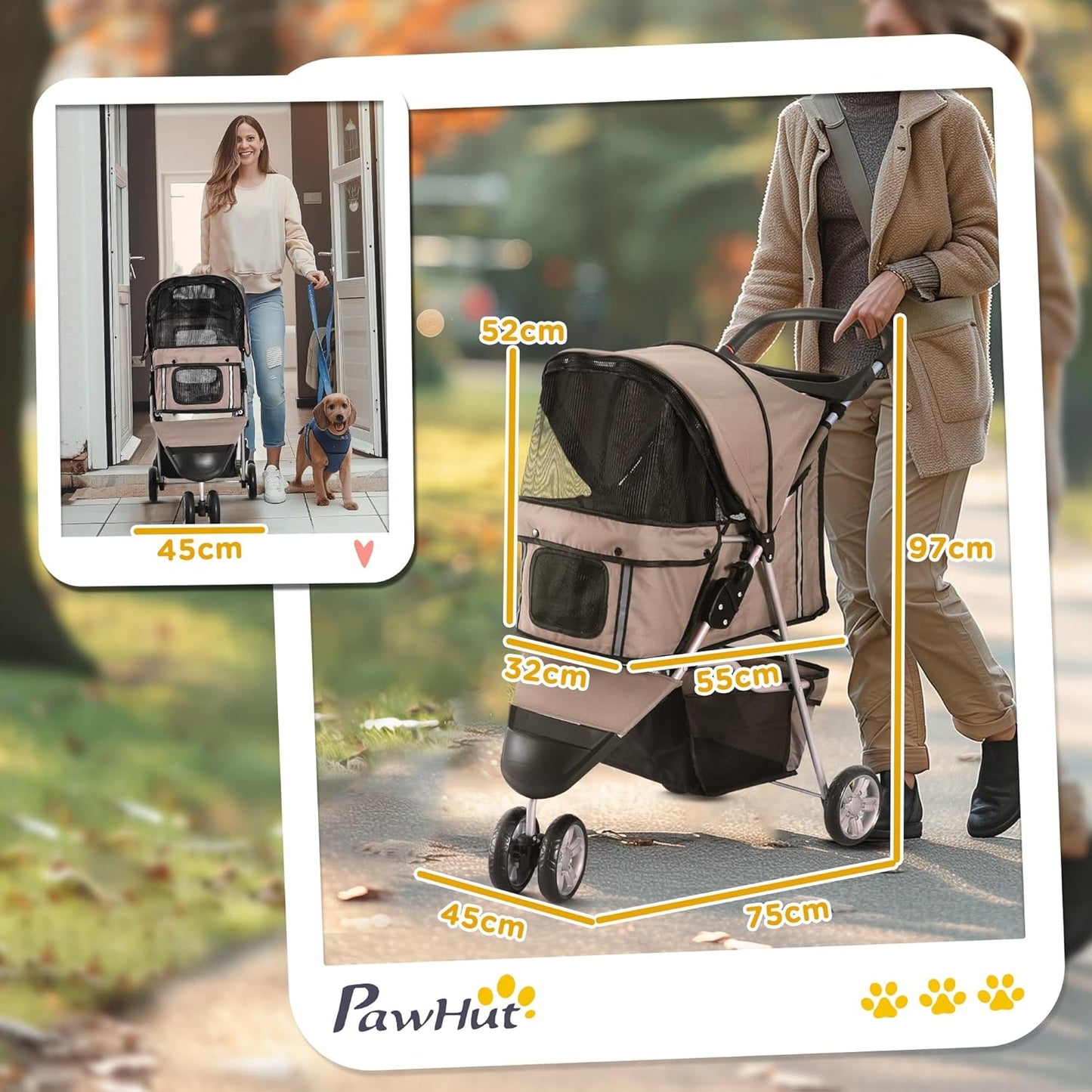 PawCruiser - Luxe Huisdier Buggy