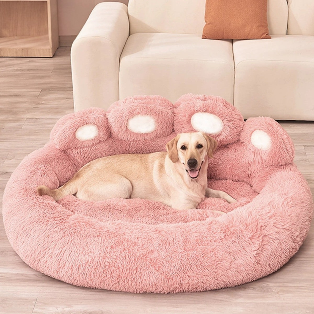PawPlush™ - Luxe Pootvormige Slaapmand