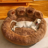 PawPlush™ - Luxe Pootvormige Slaapmand