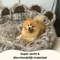 PawPlush™ - Luxe Pootvormige Slaapmand