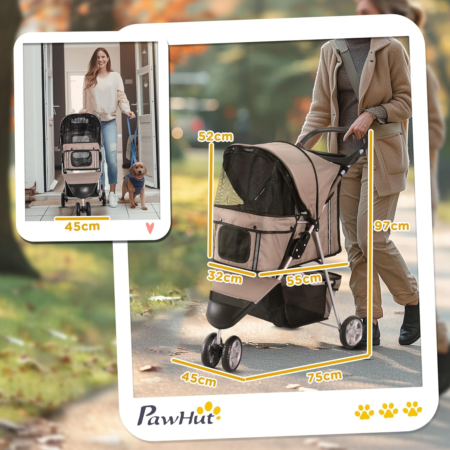 PawCruiser - Luxe Huisdier Buggy