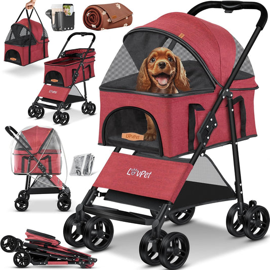 PetCruze - 2-in-1 Hondenbuggy & Draagtas