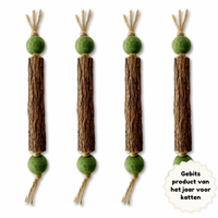HappyTeeth™ - Tandenpoets speeltje met kattenkruid (4-stuks)